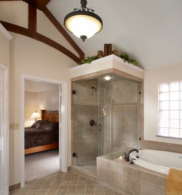 houzz bathroom tile steam showers