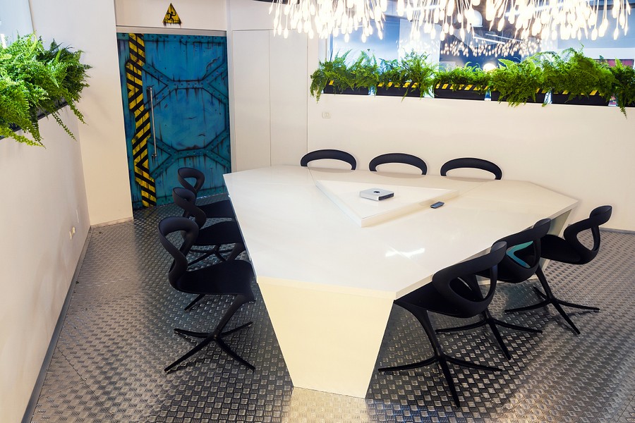Conference room with a ultra modern design