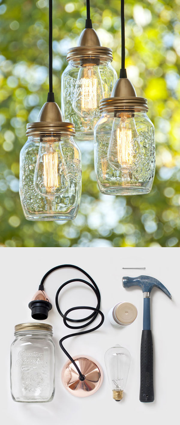 Easy Low-Budget DIY Project For Bright Evenings: Jar Lamp