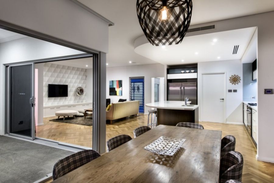 Dining space at the Empire Residence, Australia