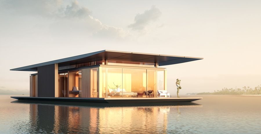 Ecologically responsible and sustainable design of floating house