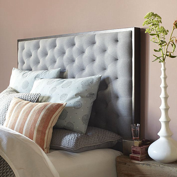 Elegant tufted headboard