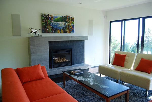 Fireplace focal point