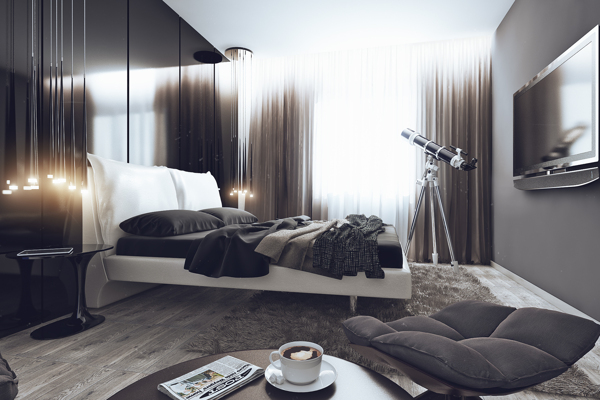 60 Stylish Bachelor Pad Bedroom Ideas