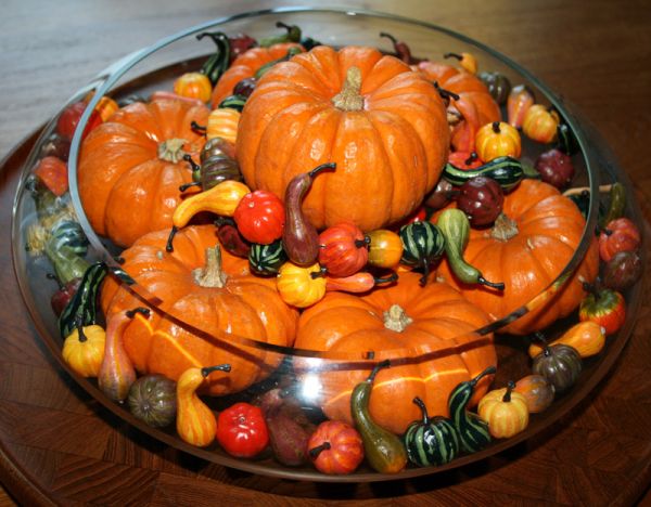 Grab some fresh fruits and vegetables along with a few pumpkins