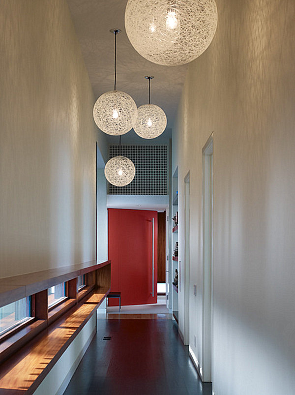 Hallway pendant lighting