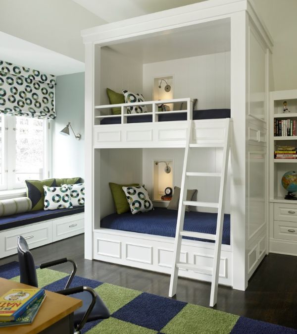 bunk bed in living room