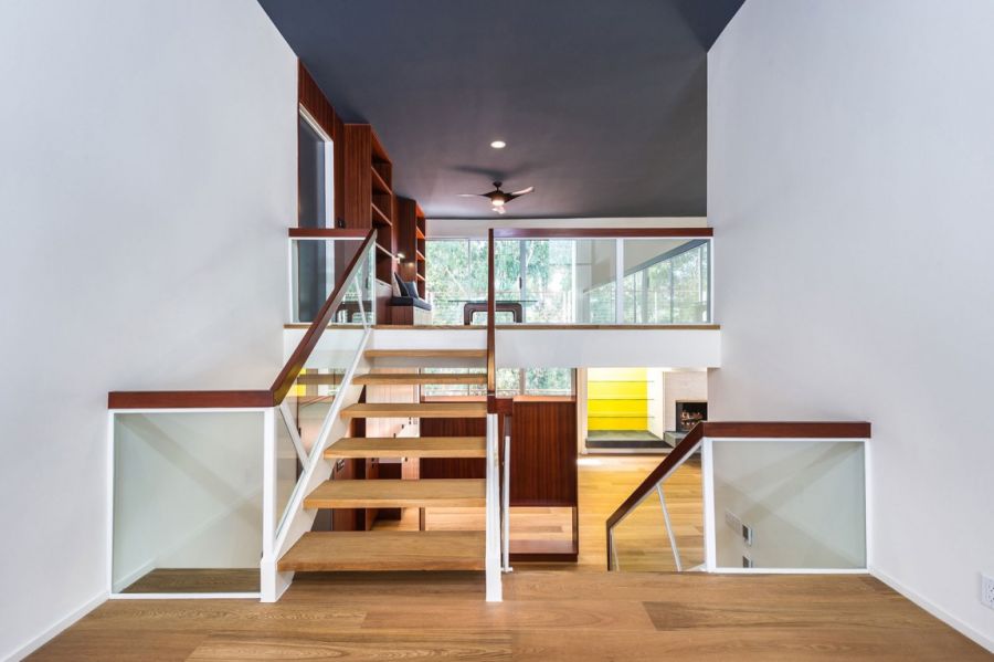 Interior with wooden surfaces