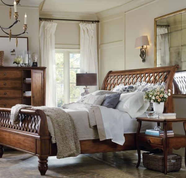 50 Sleigh Bed Inspirations For A Cozy Modern Bedroom