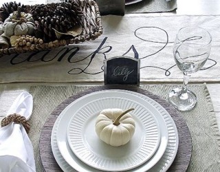 Black And White Thanksgiving Decor Ideas