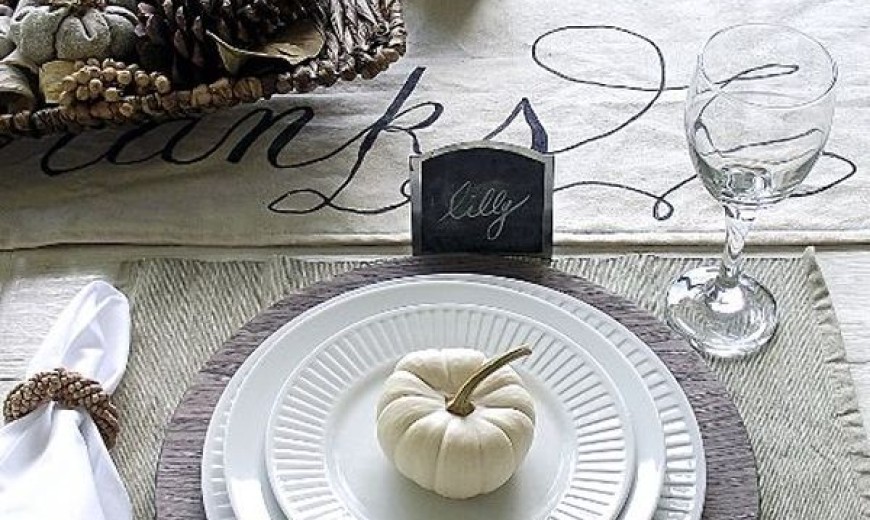 Black And White Thanksgiving Decor Ideas