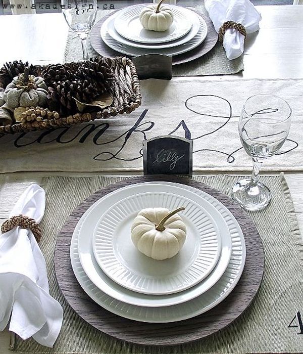 Black And White Thanksgiving Decor Ideas