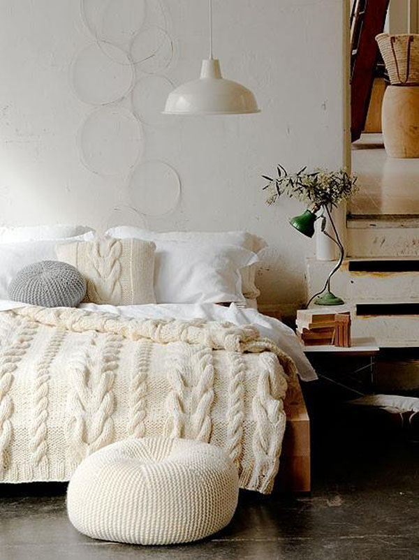 Knitted Furniture and Furnishings for Winter (3)