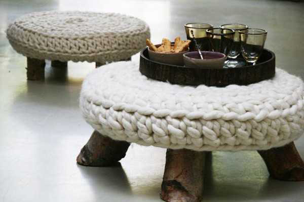 63 Soft And Cozy Knit Furniture Pieces For Fall And Winter - DigsDigs