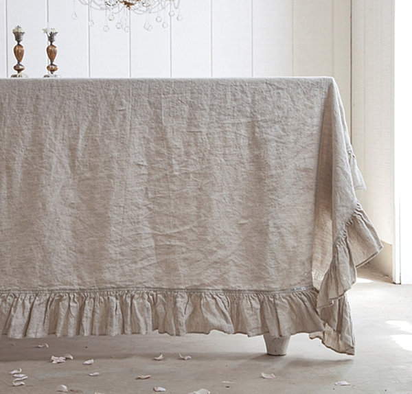 Linen tablecloth