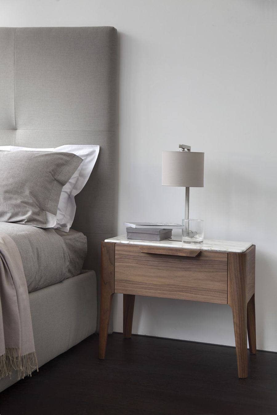 sophisticated and modern nightstands with a scandinavian feel