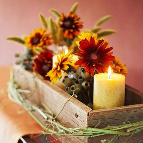 Nature-inspired Thanksgiving decor is easy to create