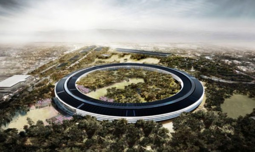 Apple’s Spaceship-Styled Headquarters Set To Make A Grand Visual Statement