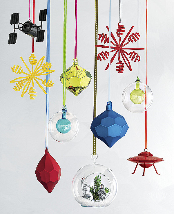 Ornaments in primary colors from CB2