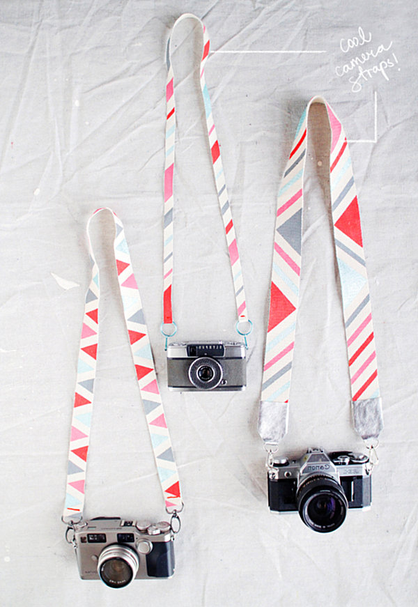 Painted camera straps