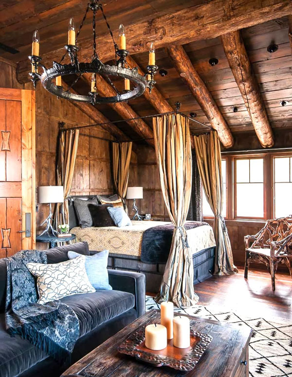 21 Cheerful Rustic Bedrooms To Inspire You This Winter