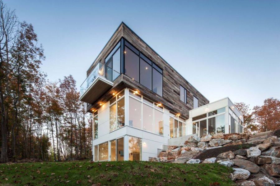 Rustic landscape around the Ottawa house