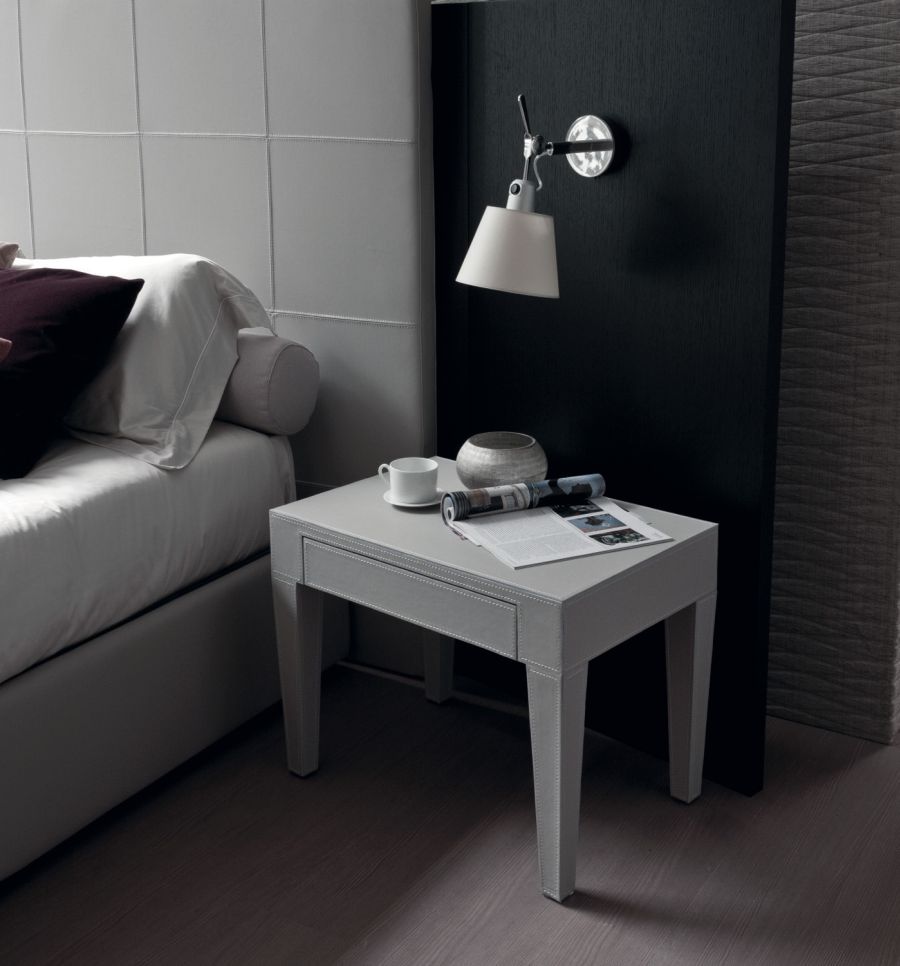 Scandinavian styled bedside table from Porada