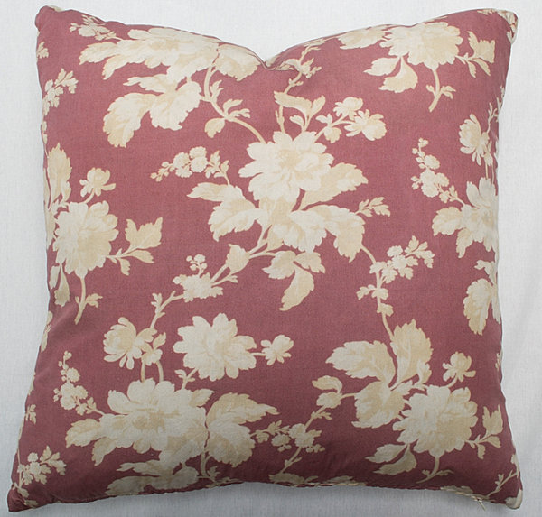 Shabby Chic pillow with rich tones