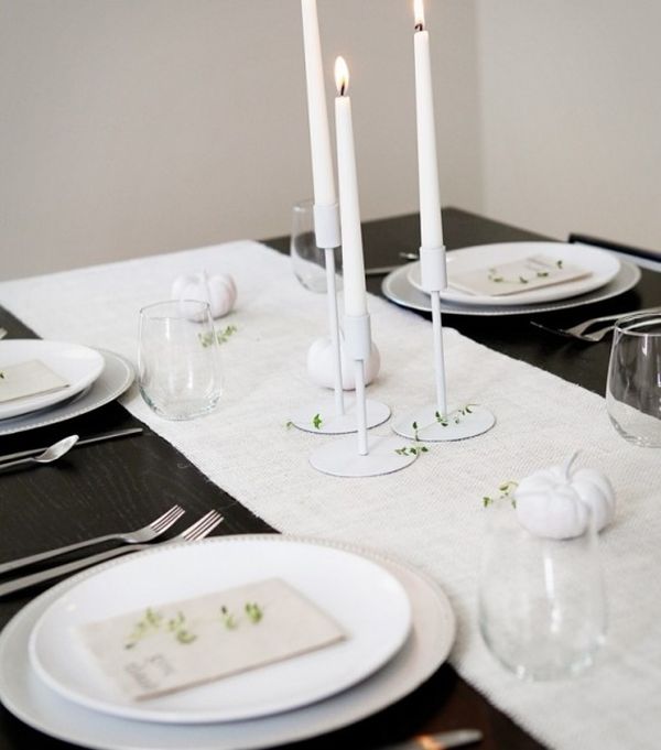 Simple and stylish use of candles