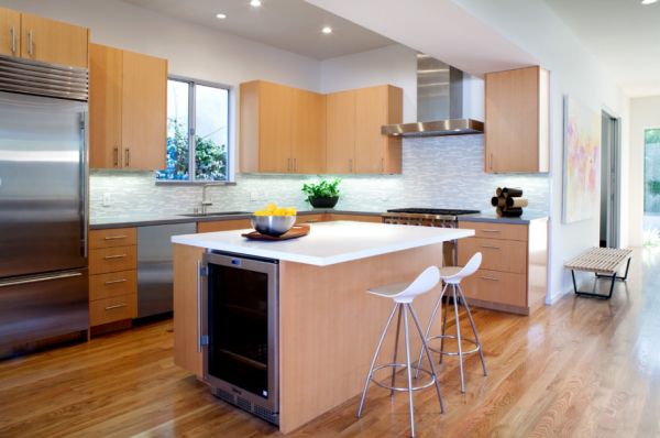 Small kitchen island idea for tiny kitchens