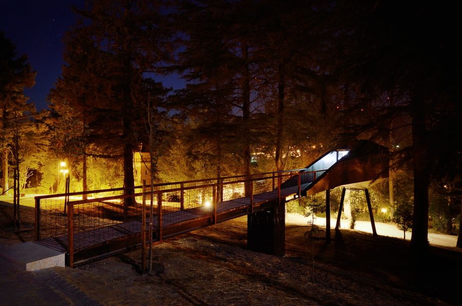 Snake tree house designed by Luís Rebelo de Andrade and Tiago Rebelo de Andrade