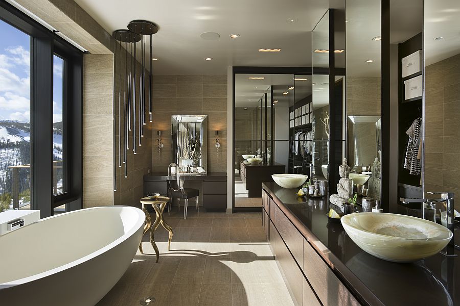 Spa-like luxurious master bathroom design