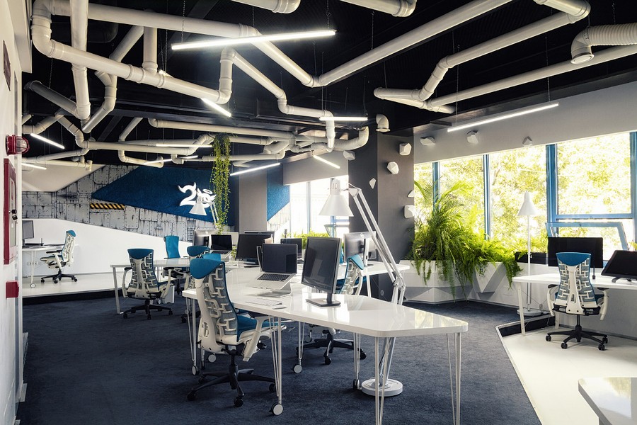 Imaginative Spaceship Themed Office With A Touch Of