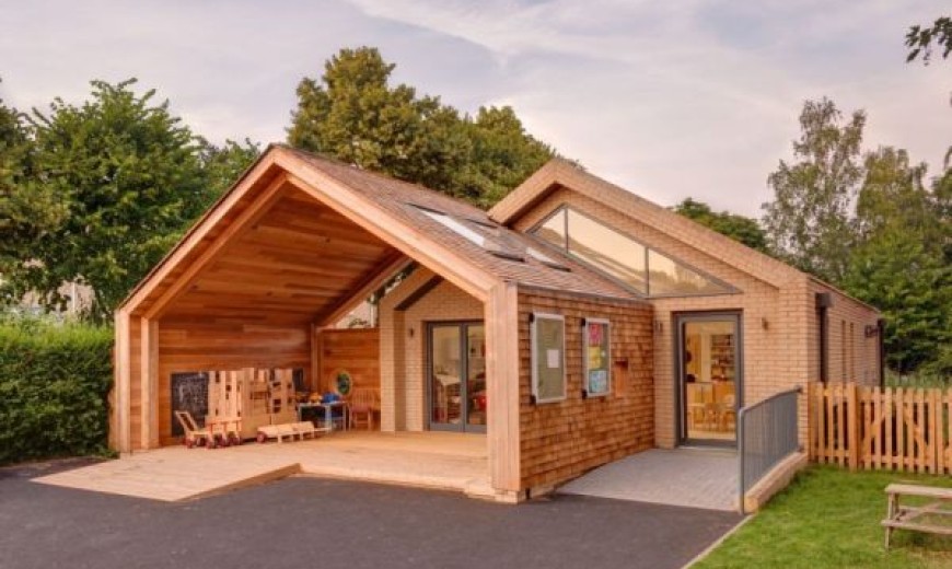 Infant School In England Gets A Playful And Functional New Addition