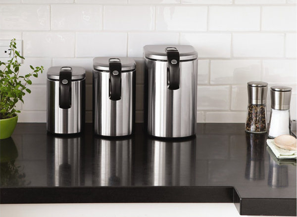 Stainless steel canisters