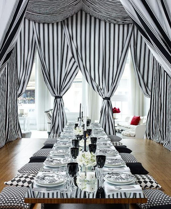 Stripes lend a sense of sophistication