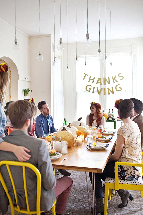 Stylish Friendsgiving from A Beautiful Mess