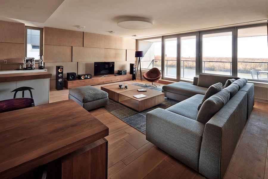 Stylish River Park Apartment in Bratislava