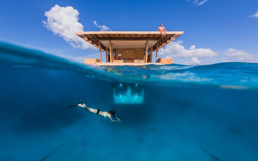 Underwater hotel in Pemba, Tanzania