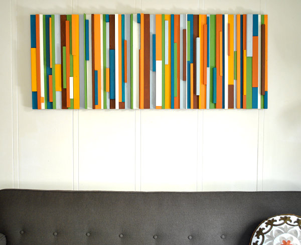 Vintage-style DIY wall art project