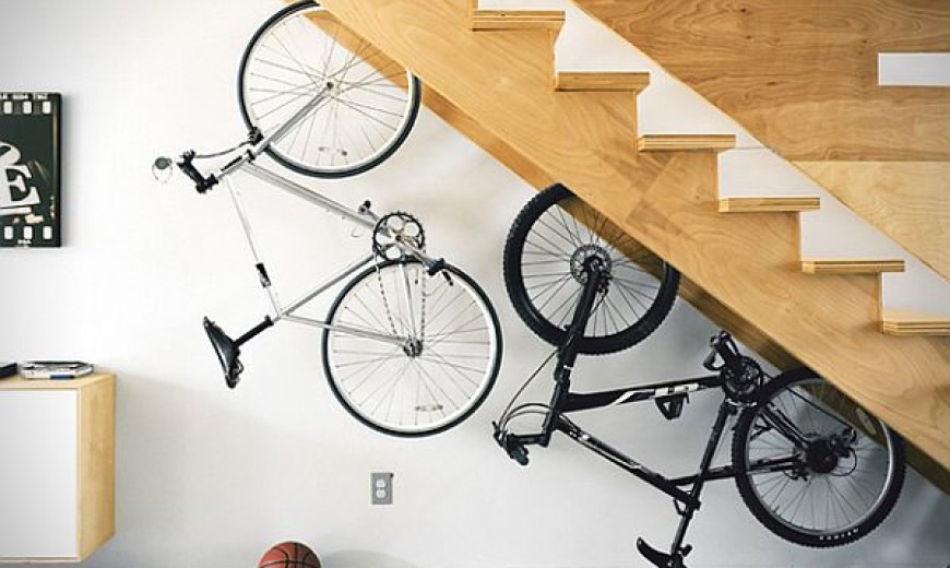 Upcycling Recycled Bicycles For Edgy Interior Street Art