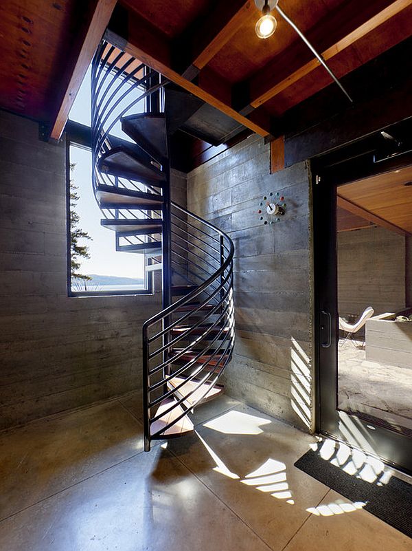 modern spiral staircase