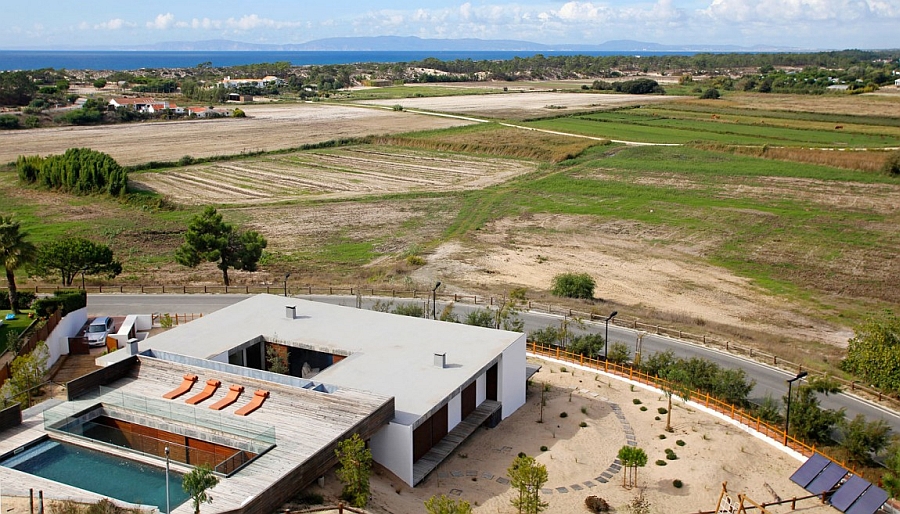 Aerial view of Casa do Pego