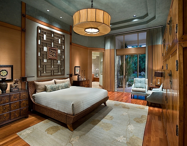 Asian bedroom with lovely neutral hues