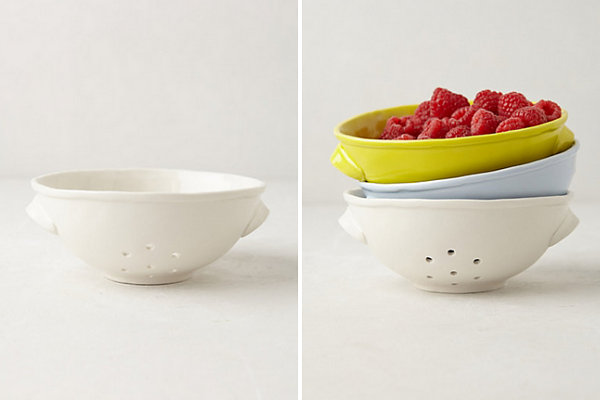 Ceramic colanders