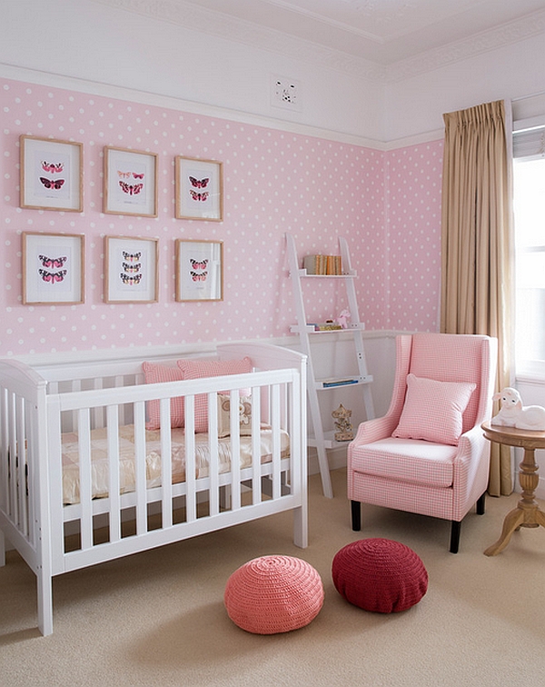 nursery ladder shelf