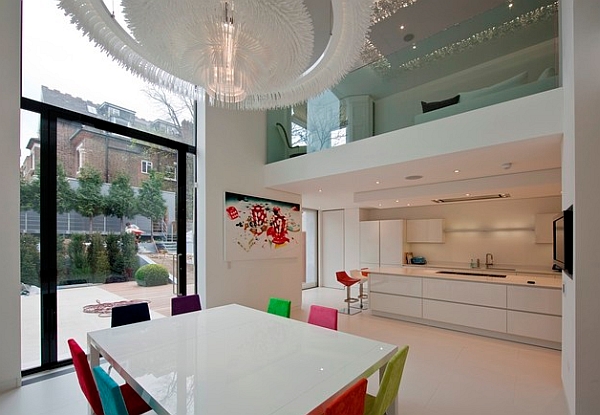 Clean and contemporary space in white