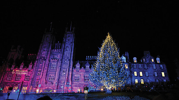 Edinburgh Christmas tree