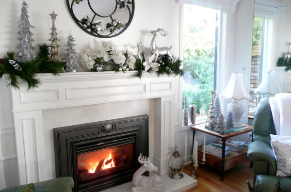 50 Christmas Holiday Mantel Decoration Ideas