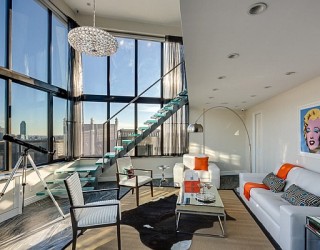 Frank Sinatra’s NYC Penthouse Dazzles With Dramatic Views And A Revamped Interior